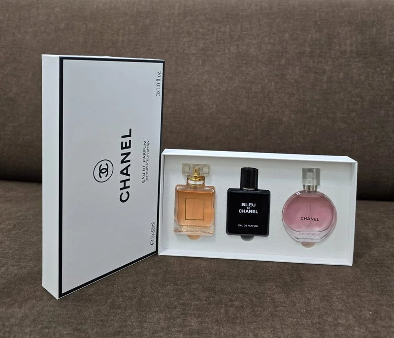 Chanel 3 In 1 Gift Set Luxury Perfume Collection for Women 30ml Each