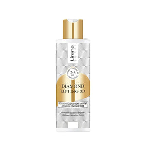 Lirene Diamond Lifting 3D Anti-Wrinkle Soothing Toner – 24K Gold & Diamond Dust for Mature Skin