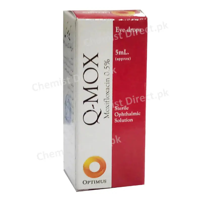 Q-Mox Eye Drops 5ml – Moxifloxacin Antibiotic Eye Drops