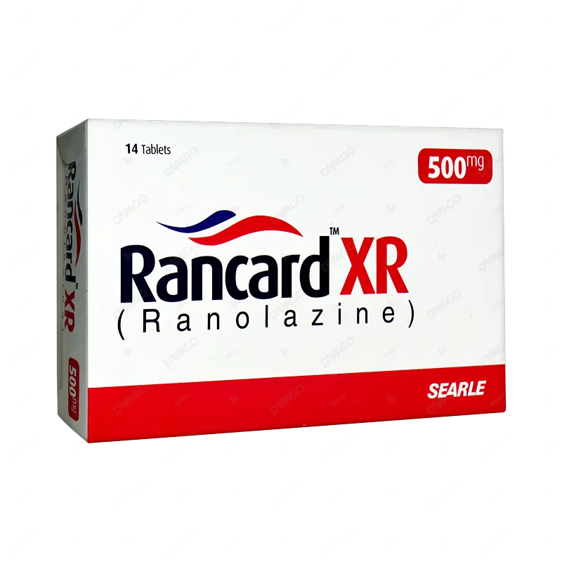 Rancard XR 500mg Tablet (Ranolazine) - Chronic Angina Relief