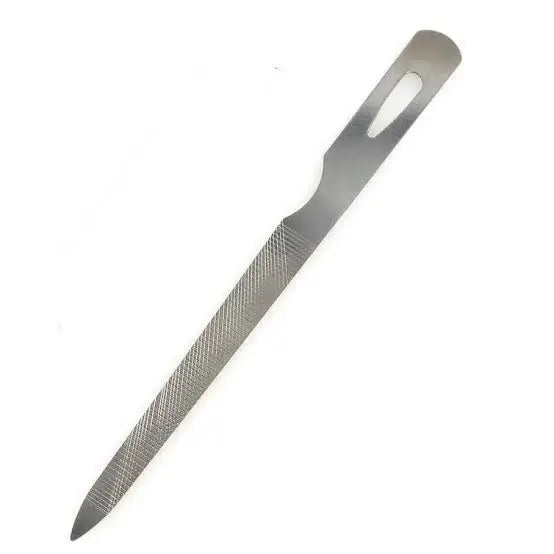 Metal Nail File – Professional Stainless Steel Nail Filer for Manicure & Pedicure