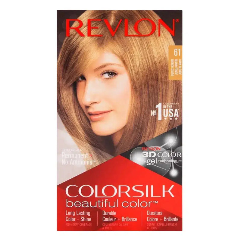 Revlon Colorsilk Beautiful Color, 61 Dark Blonde - derma.pk