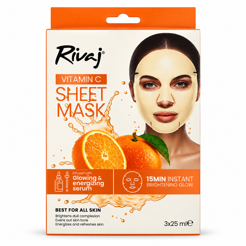 Rivaj Vitamin C Sheet Mask 3x25ml