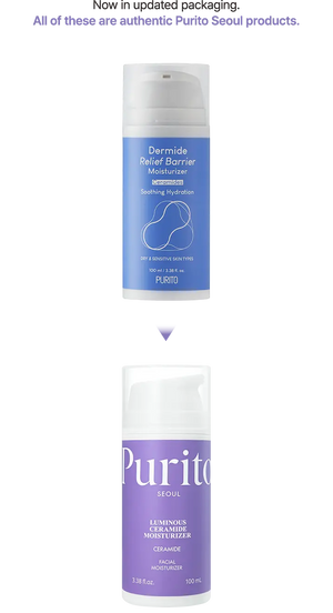 Purito luminous Ceramide Moisturizer 100ml – back of packaging