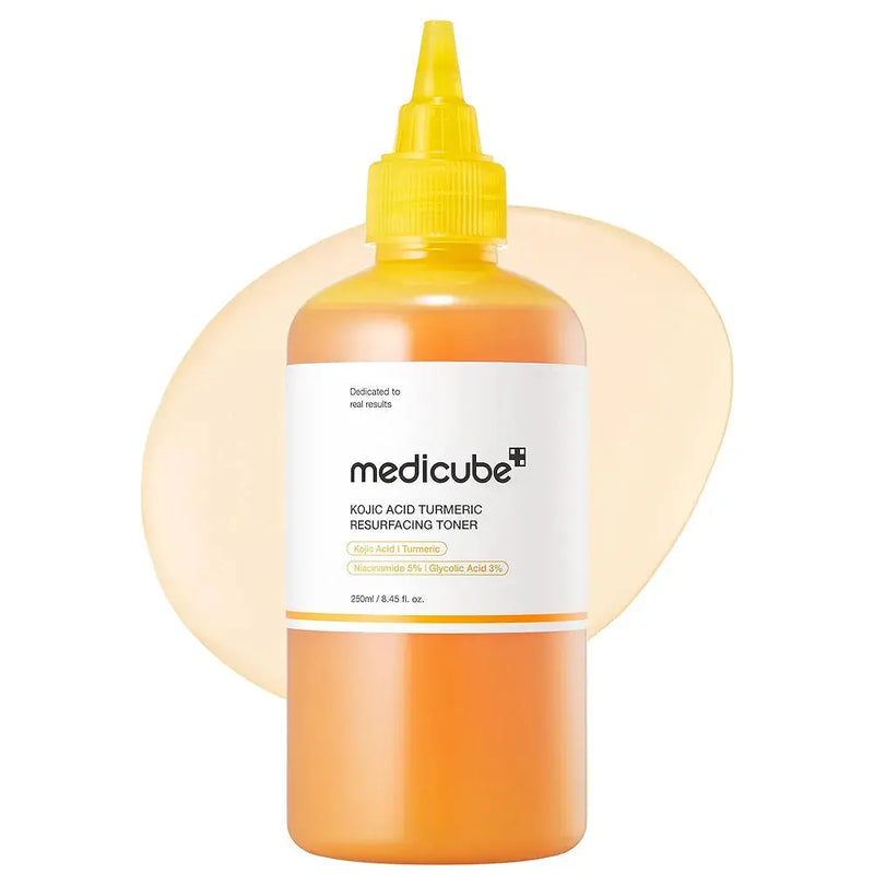medicube Kojic Acid Turmeric Resurfacing Toner for Face & Body 250ml