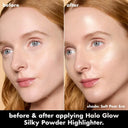 ELF Halo Glow Silky Powder Highlighter 4.5 g -Soft pearl era photo 4