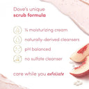 Dove White Peach & Crushed Rice Body Scrub 425g photo 4