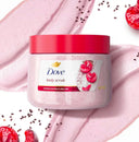 Dove Crushed Cherries & Chia Milk Body Scrub 425g photo 1