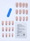 Shein 24pcs Cute Glitter Press On Nails photo 2