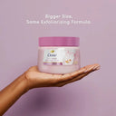 Dove Himalayan Salt & Rose Oil Body Scrub 425g photo 6