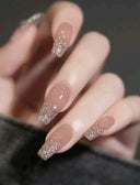 Shein 24pcs Cute Glitter Press On Nails photo 1