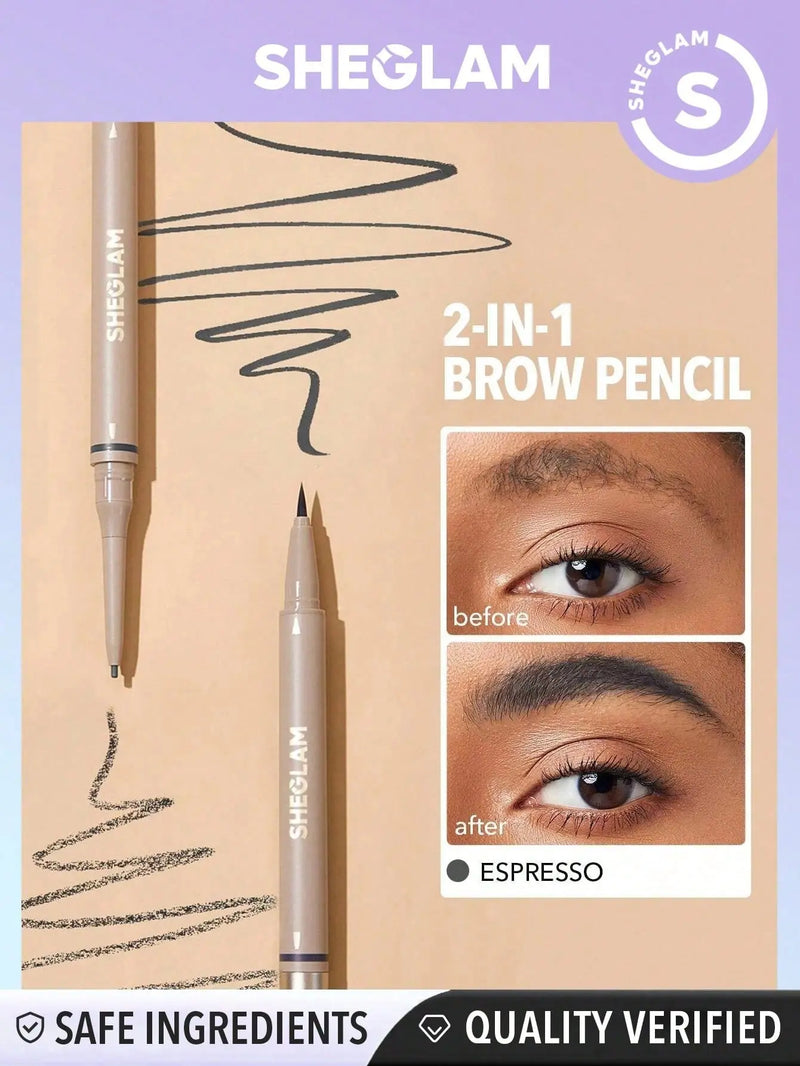 Sheglam Brows On Demand 2-In-1 Brow Pencil