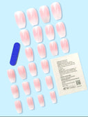 Shein Cute coffin shaped nails 24pcs false nails photo 2