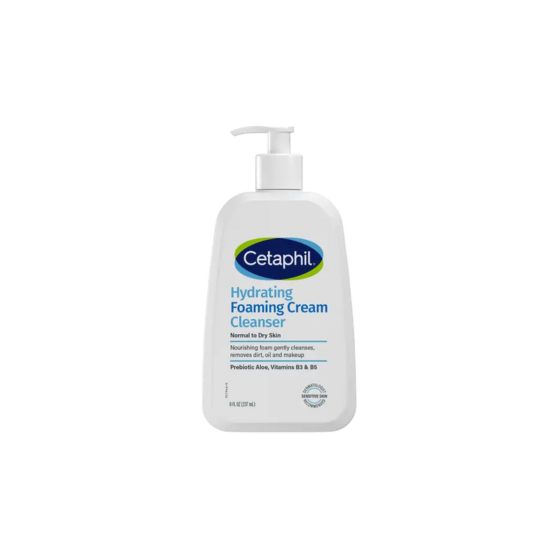 Cetaphil Hydrating Foaming Cream Cleanser normal to dry skin 237ml(Canadian variant)