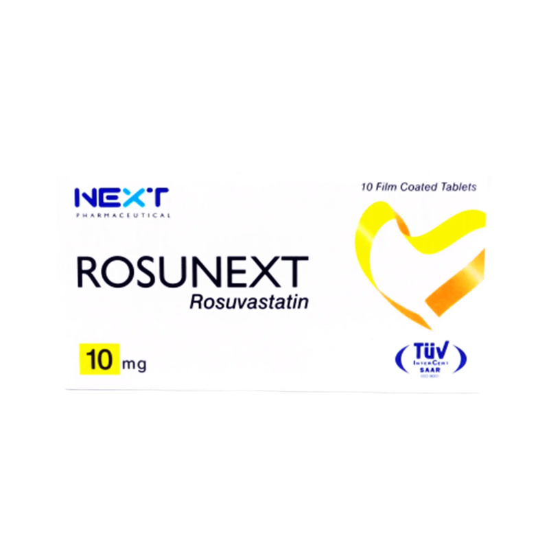 Rosunext 10mg Tablets — Rosuvastatin for Cholesterol & Heart Health