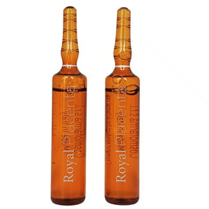 Royal Placenta Hair Fluid | Reduces Hair Loss & Improves Texture | 12 Vials | Made in Italy | derma.pk