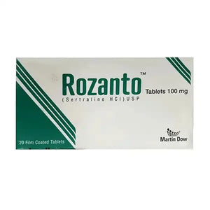 Rozanto Tablets 100mg – Sertraline for Depression, OCD & Panic Disorders – Available in Pakistan