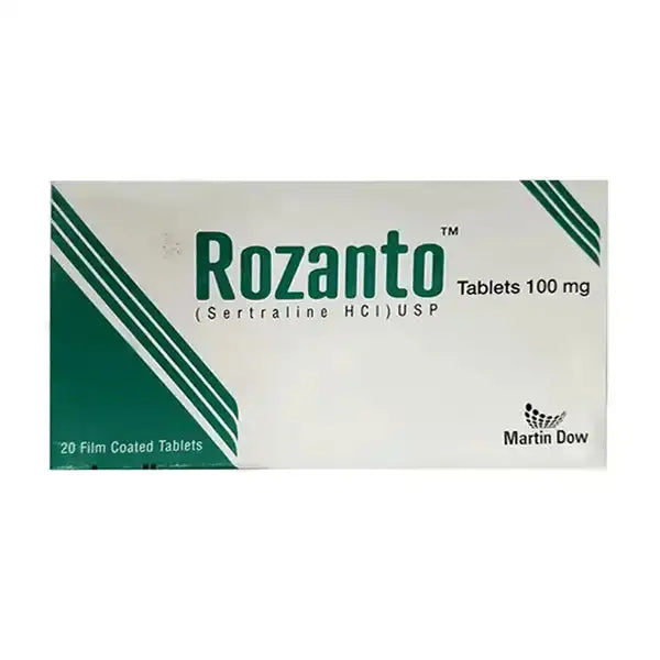 Rozanto Tablets 100mg – Sertraline for Depression, OCD & Panic Disorders