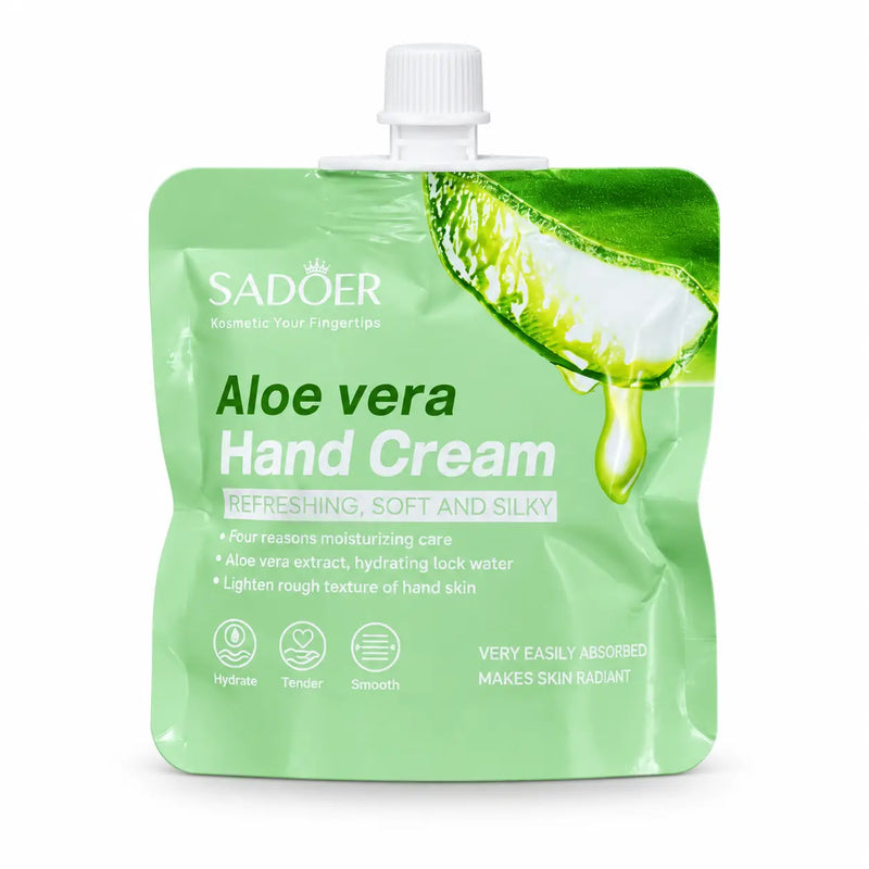 Sadoer Aloe Vera Hand Cream - Refreshing & Soft and Silky