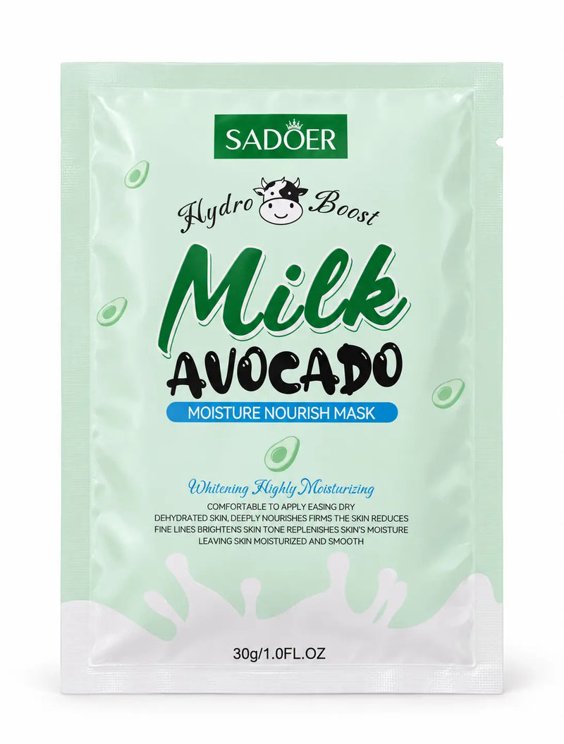 Sadoer Hydro Boost Milk Avocado Moisture Nourish Mask 30g