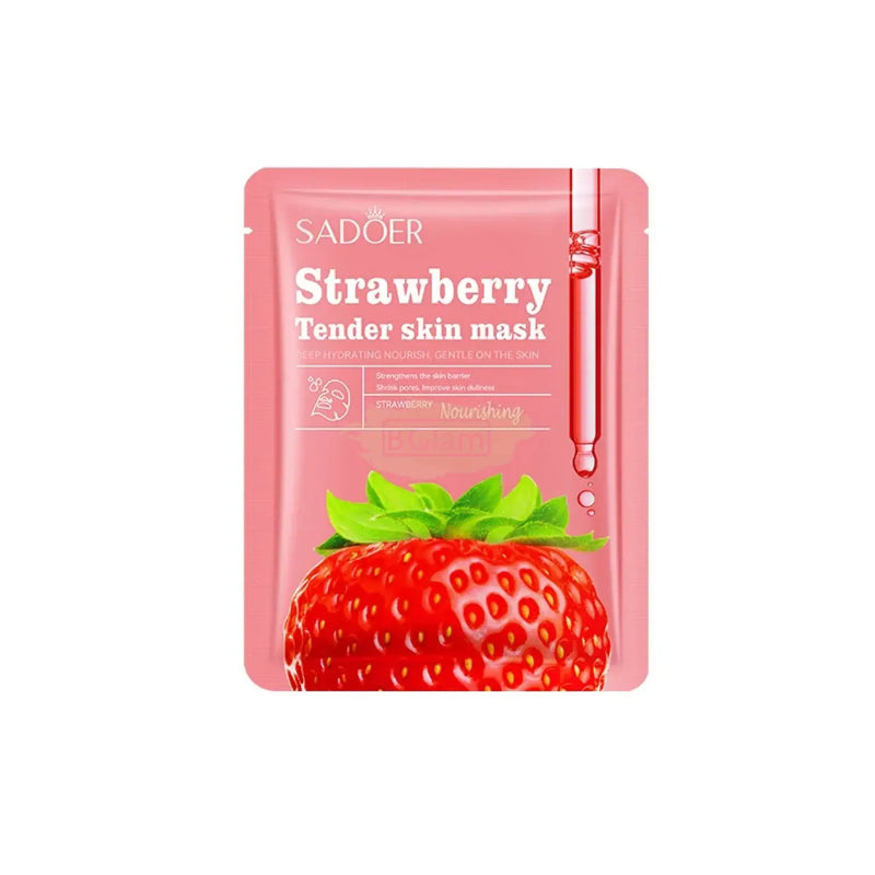SADOER Strawberry Tender Skin Facial Mask 25g