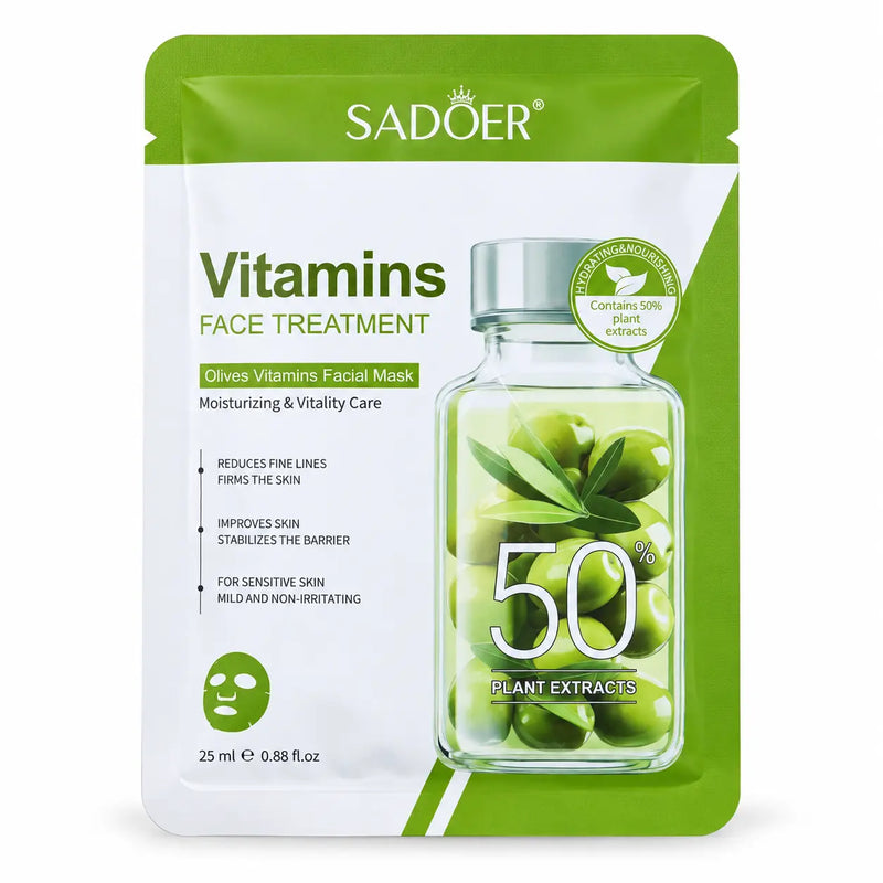 Sadoer Olives Vitamins Face Treatment Facial Mask 25ml