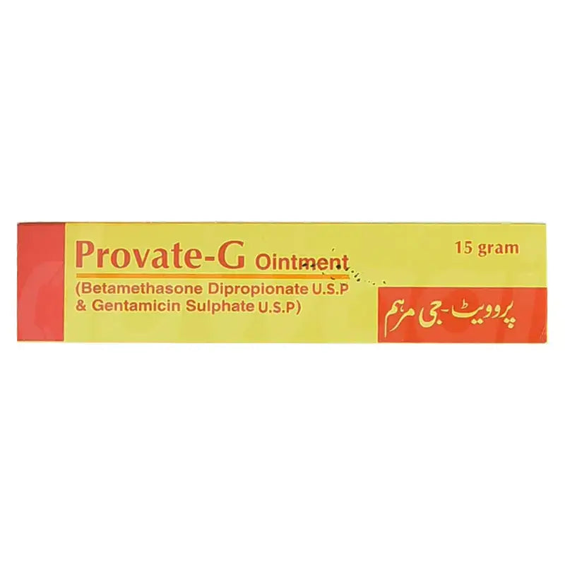 Provate G Ointment – Eczema, Psoriasis & Infected Skin Relief
