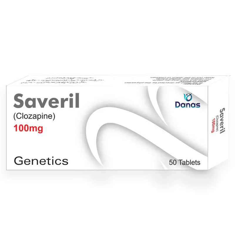Saveril 100mg Tablets — Clozapine for Treatment-Resistant Schizophrenia