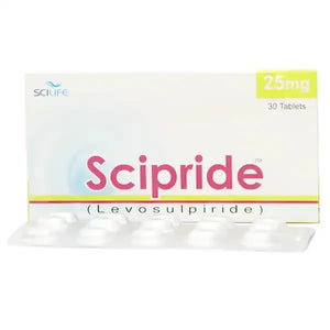 Scipride 25mg Levosulpiride Tablets by Scilife – Gastrointestinal Prokinetic Prescription Medicine