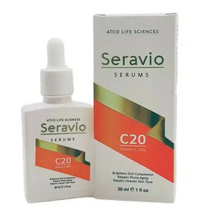Seravio C20 Serum — packaging and product detail – View Product Detail
