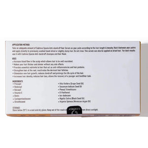 Cudrova Spazio Anti-Dandruff Hair Serum for All Hair Types (35ml - 7 Vials)