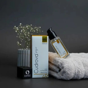 Cudrova Synergy No.8 Serum 30ml made in Canada side view – View Product Detail