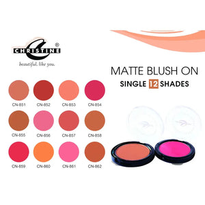 Christine Single Matte Blush On - Shade CN-854 (derma.pk)