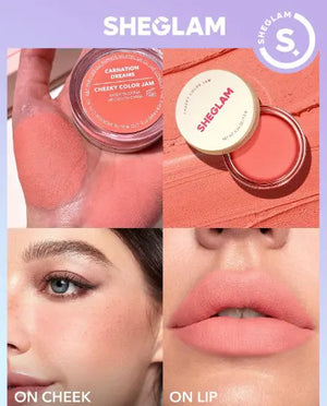 SHEGLAM Cheeky Color Jam Cream Blush - Carnation Dream