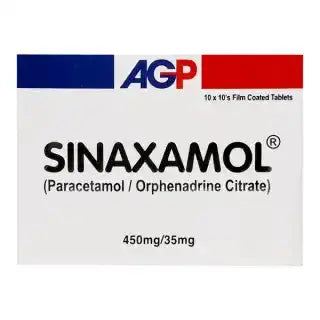Sinaxamol Tablets 450mg/35mg – Muscle Relaxant & Pain Relief