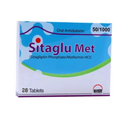 Sitaglu Met 50/1000mg Tablet (Sitagliptin + Metformin) for Type-2 Diabetes photo 1
