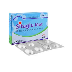 Sitaglu Met 50/500mg Tablet – Sitagliptin Metformin Balanced Diabetes Combo Pakistan