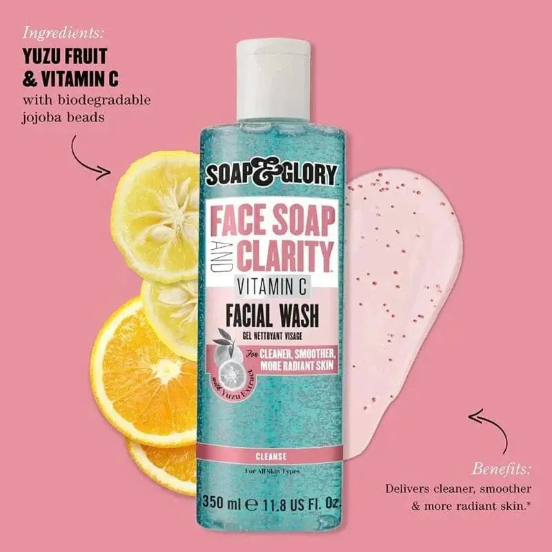 Soap & Glory Face Soap & Clarity Vitamin C Facial Wash 350ml