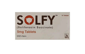 Solfy 5mg Tablet – Solifenacin Succinate for Overactive Bladder Treatment