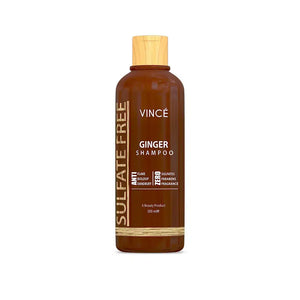 Vince Ginger Shampoo Sulfate Free – Anti-Dandruff and Scalp Care | Derma.pk