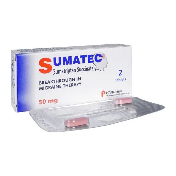 Sumatec Tablets – Sumatriptan for Acute Migraine Relief