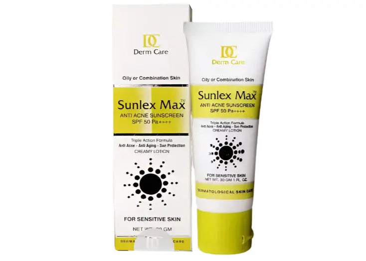 Sunlex Max Sunblock SPF 50+ — Sunscreen, UV Protection