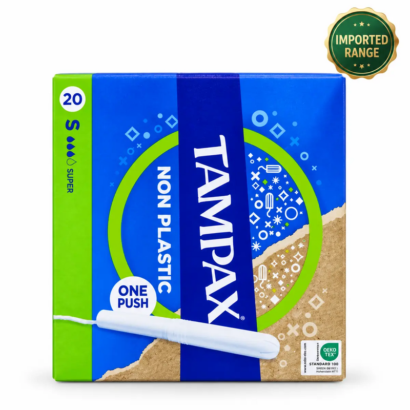 Tampax Non Plastic Tampons Super 20s