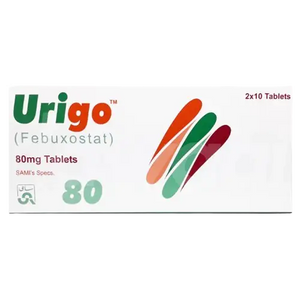 Urigo 80mg Tablet (20s) – Febuxostat for Advanced Gout and Uric Acid Management