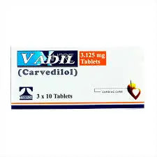 Vadil 3.125mg Tablet