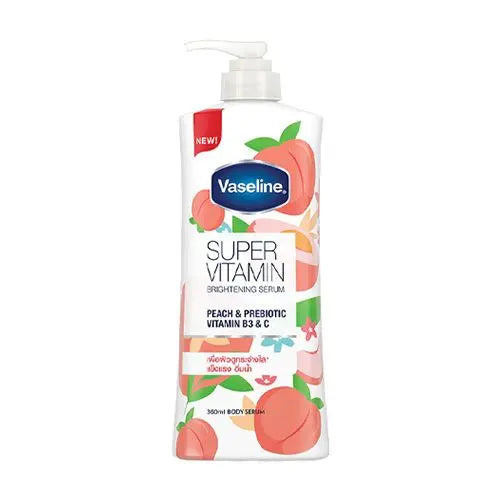 Vaseline Supervitamin Peach & Prebiotic Brightening Serum 360ml