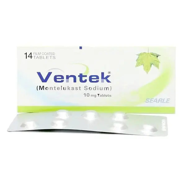 Ventek 10mg Tablet (Montelukast) – Asthma & Allergy Control