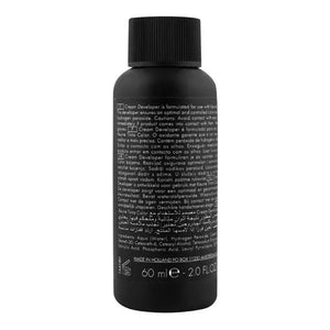 Keune Cream Developer 40 Vol back label — 12% H2O2 high-volume developer for 3-4 levels of lift