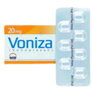 Voniza 20mg Tablets (Vonoprazan) - Acid Reflux & Ulcer Treatment - Hilton Pharma