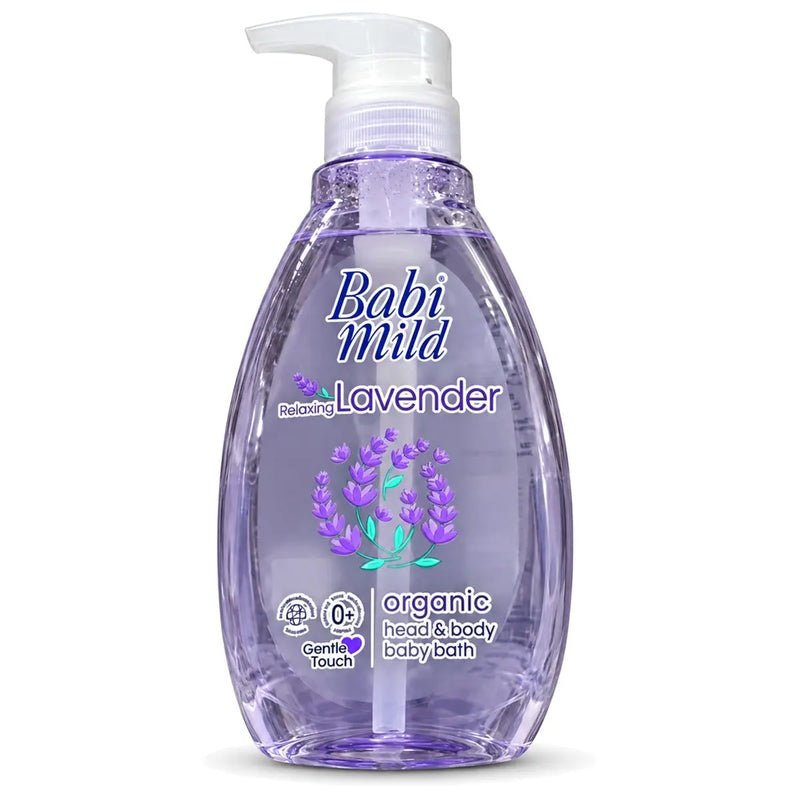 Babi Mild Relaxing Lavender Head & Body Organic Baby Bath